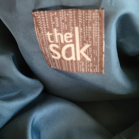 The SAK crochet purse blue w/brown/silver nwot - Picture 13 of 16